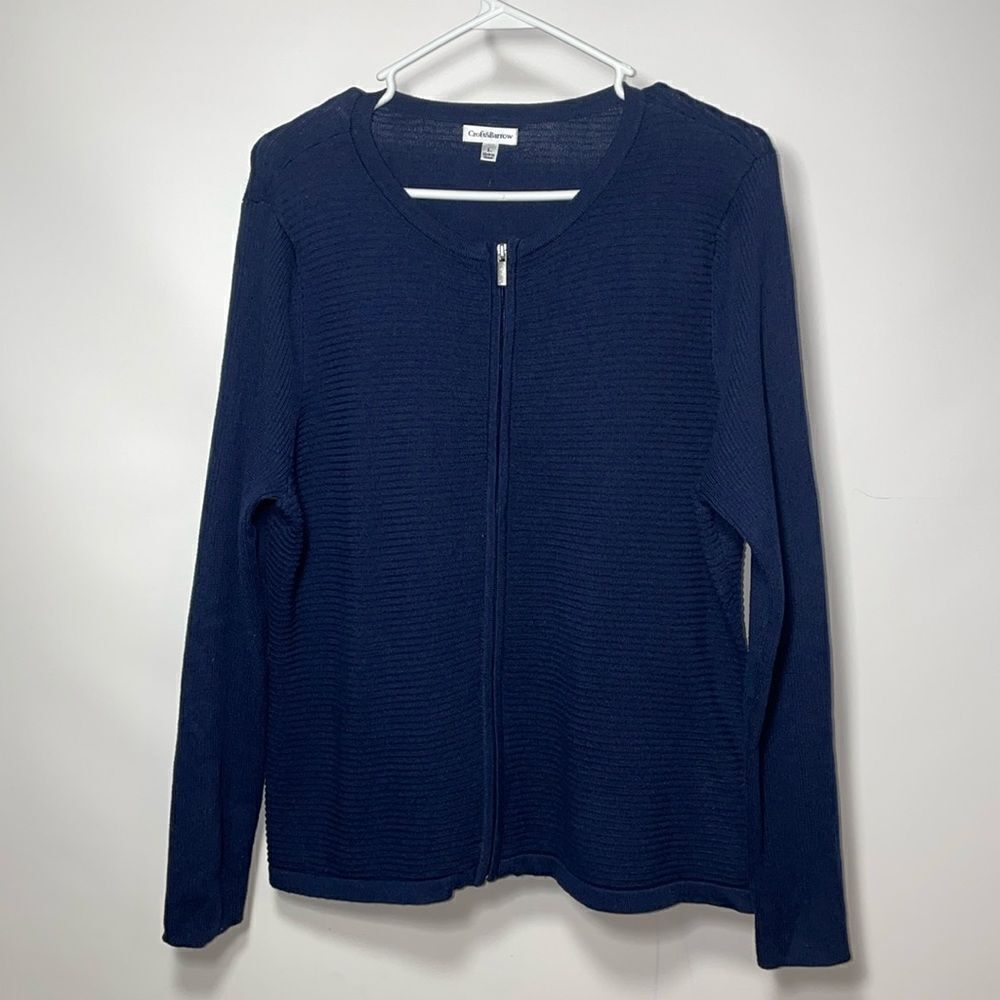 Croft and barrow zip up sweater